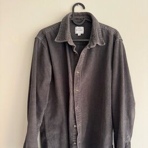 Peter Werth Gray Corduroy Shirt